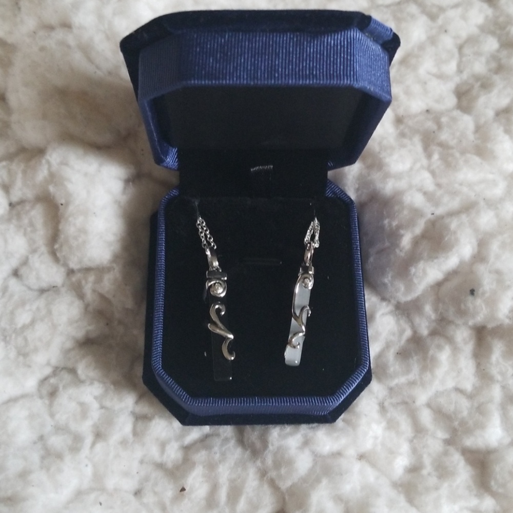 Couple matching necklace
